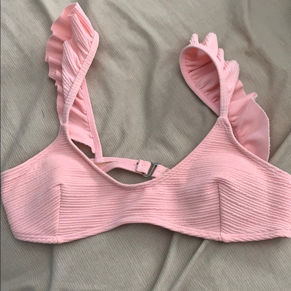 pink bikini top